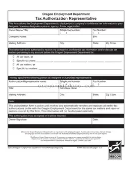 Free Oregon 2553 Form