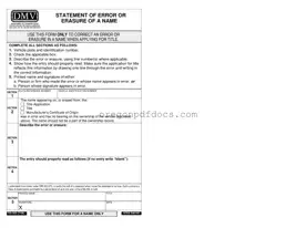 Free Oregon Dmv 735 502 Form